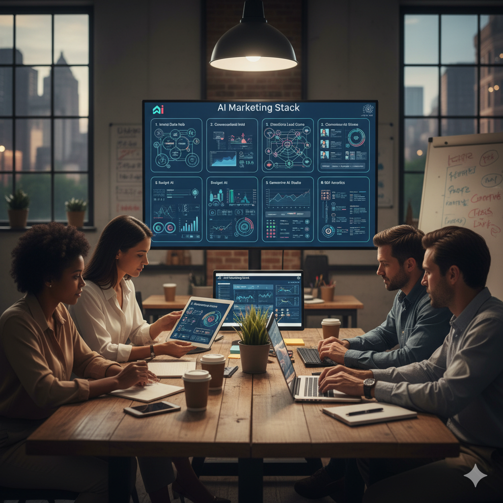 AI marketing stack tools - essential marketing technology platforms for 2025